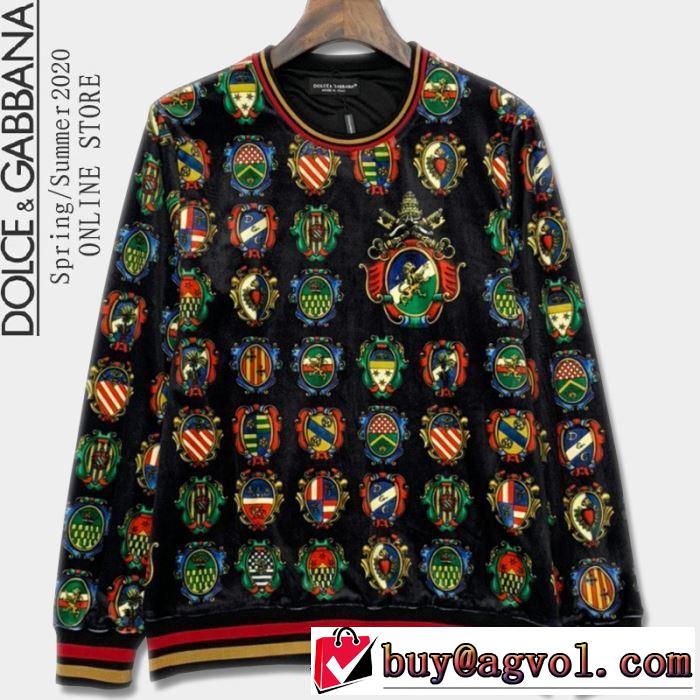冬の爆買い定番新作  Dolce&Gabbana プルオーバーパーカー ドルチェ＆ガッバーナ 2019秋冬最重要アイテム
