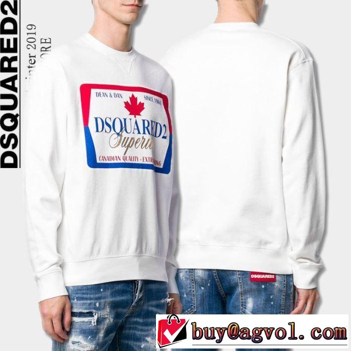 2色可選 DSQUARED2秋にこれがはやりそう ディースクエアード 2019年秋冬に欠かせない プルオーバーパーカー