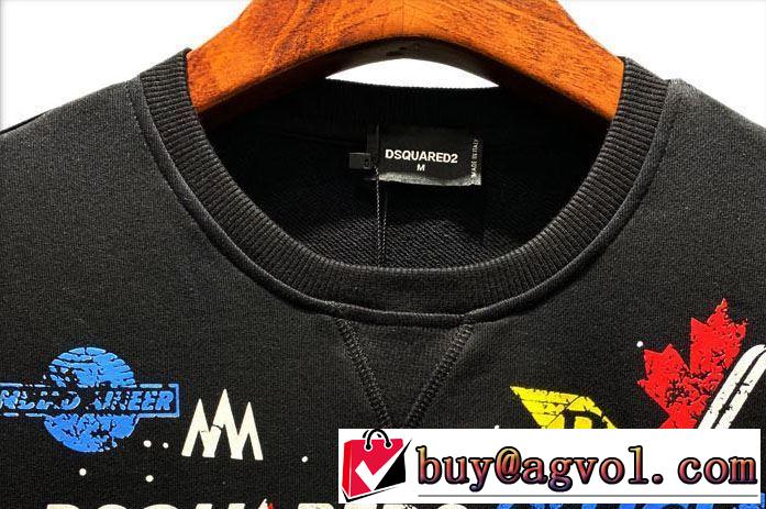 2019秋断然ブランド推し 2色可選 DSQUARED2 ディースクエアード人が羨ましい秋冬新作 プルオーバーパーカー