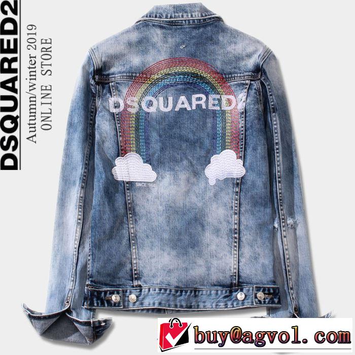 秋トレンドの新定番  デニムジャケット DSQUARED2 ディースクエアード 2019秋冬人気色おすすめ