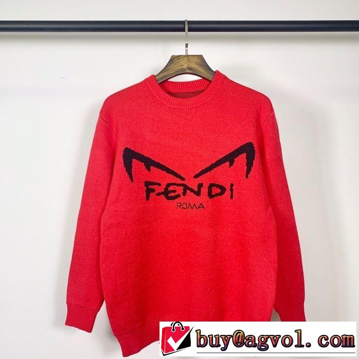 3色可選  手の届きやすい価格帯プルオーバー FENDI フェンディ 2020秋冬流行ファション