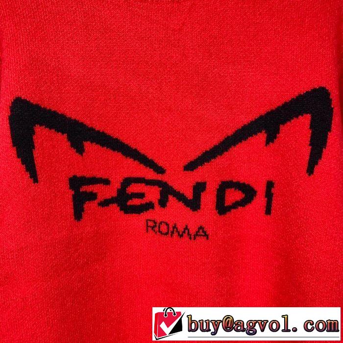 3色可選  手の届きやすい価格帯プルオーバー FENDI フェンディ 2020秋冬流行ファション