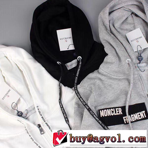 3色可選 MONCLER モンクレール秋冬ムード高まる人気新作 パーカー 2019秋冬憧れのブランドはすすめ