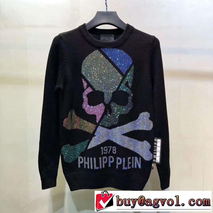 この冬買うべきTOP1を公開 PHILIPP PLEIN 2019AW 人気ヒット秋冬新作 フィリッププレイン プルオーバー
