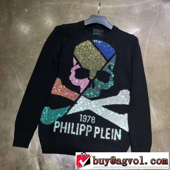 この冬買うべきTOP1を公開 PHILIPP PLEIN 2019AW 人気ヒット秋冬新作 フィリッププレイン プルオーバー