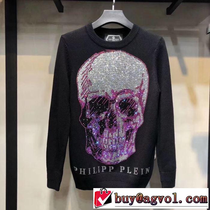 速報！2019年秋ファッショントレンド プルオーバー PHILIPP PLEIN フィリッププレイン 素敵続くトレンド