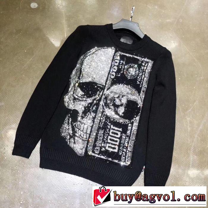 新しい季節に向けの新作をご提案 PHILIPP PLEIN フィリッププレイン プルオーバー 2019秋冬超話題の新作発売