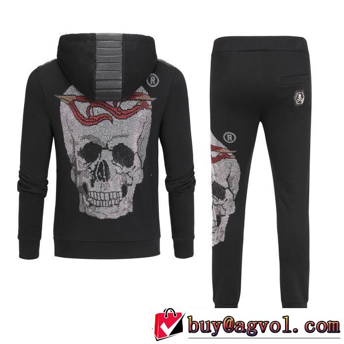 さむい冬にこれ1枚だけで PHILIPP PLEIN フィリッププレイン 2019秋冬憧れのブランドはすすめ 上下セット