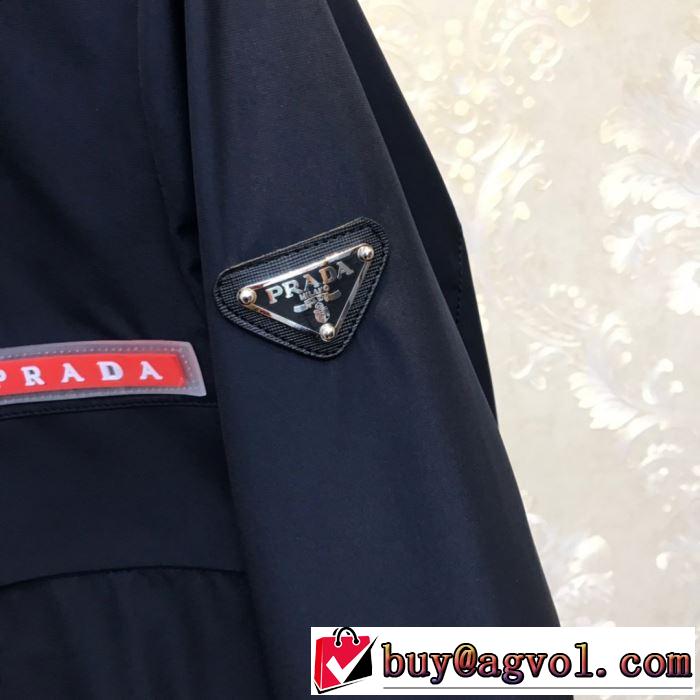 2020年春夏コレクションPRADA プラダ コートメンズ 使いやすい ロンージャケット 防寒性抜群 軽い着心地トレンド新作