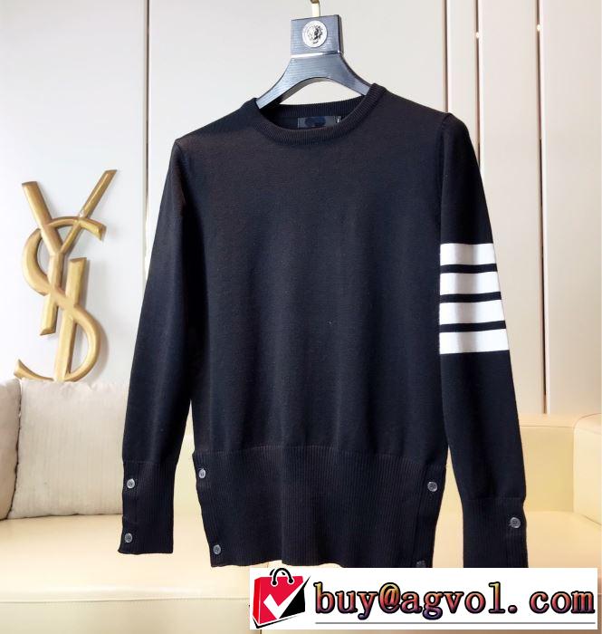 3色可選2019秋冬最安価格新品 人気秋冬新作の大幅値下げをお見逃しなく THOM BROWNE トムブラウン プルオーバー