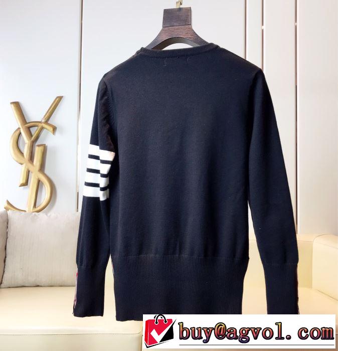 3色可選2019秋冬最安価格新品 人気秋冬新作の大幅値下げをお見逃しなく THOM BROWNE トムブラウン プルオーバー