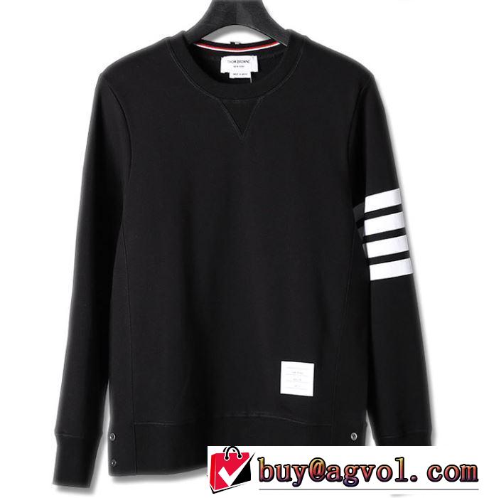 おしゃれさんはいち早く取り THOM BROWNE 4色可選トムブラウン プルオーバーパーカー 2019トレンドアイテム激安
