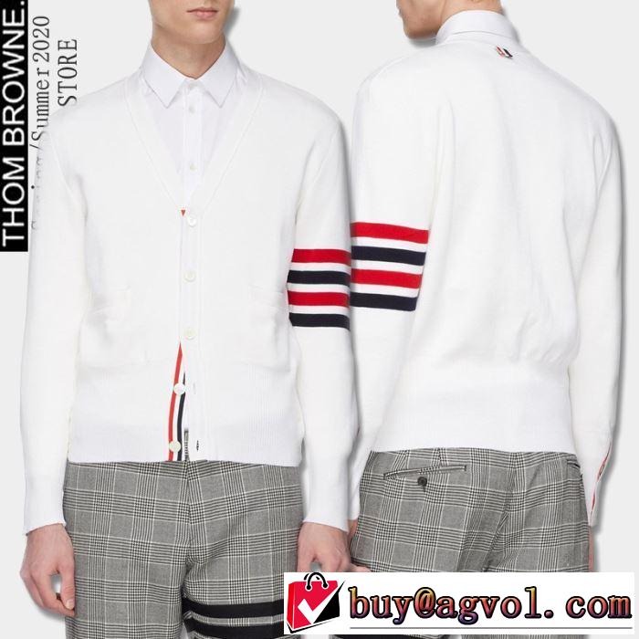 おすすめする注目トレンド ニットウェア 2色可選 THOM BROWNE トムブラウン2019-2020秋冬のファッション