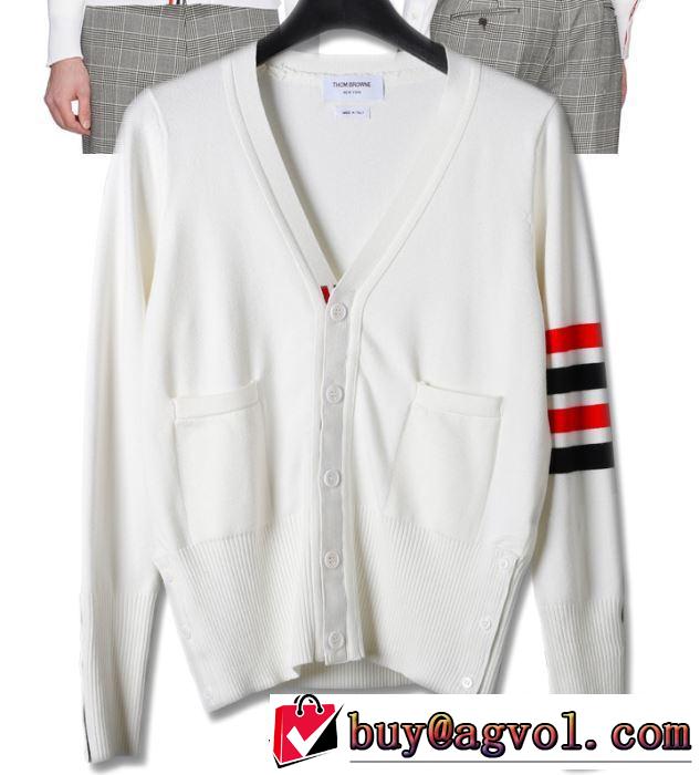 おすすめする注目トレンド ニットウェア 2色可選 THOM BROWNE トムブラウン2019-2020秋冬のファッション