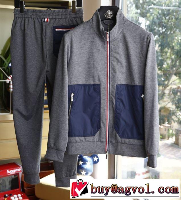 2020新作トムブラウンパーカーコピー スウェットシャツセットアップコーデ THOM BROWNE HOODIE デザインお洒落