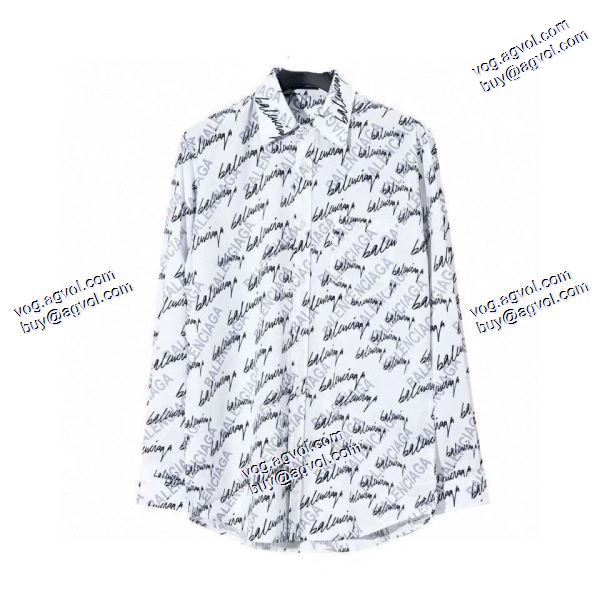 個性的なデザ バレンシアガ BALENCIAGA 2020秋冬 長袖シャツ BALENCIAGAブランド 偽物 通販