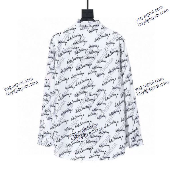個性的なデザ バレンシアガ BALENCIAGA 2020秋冬 長袖シャツ BALENCIAGAブランド 偽物 通販
