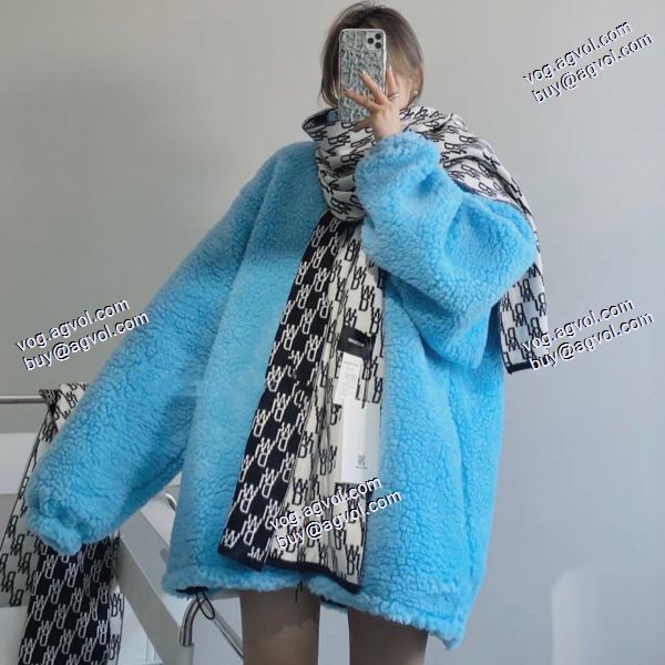 2020秋冬 BALENCIAGA バレンシアガ サイズ豊富 氷河ブルー ウールコート バレンシアガブランド 偽物 通販