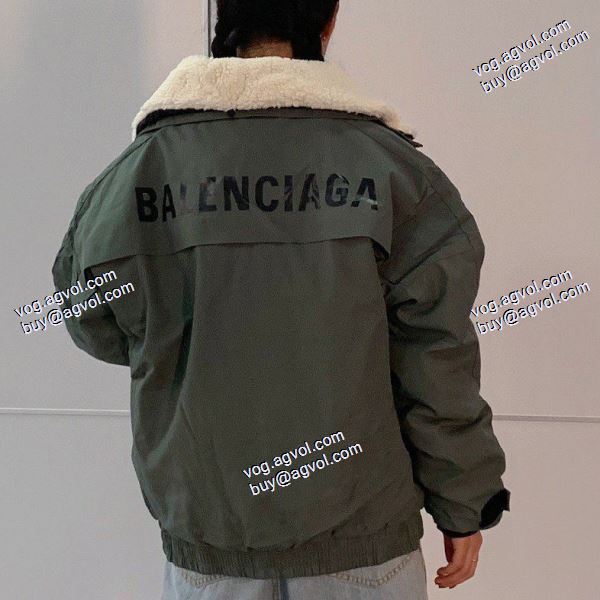 デザイン性の高い ブランド コピー 綿入れ 中わたジャケット バレンシアガ BALENCIAGA 2色可選 スタンドカラー保温綿服
