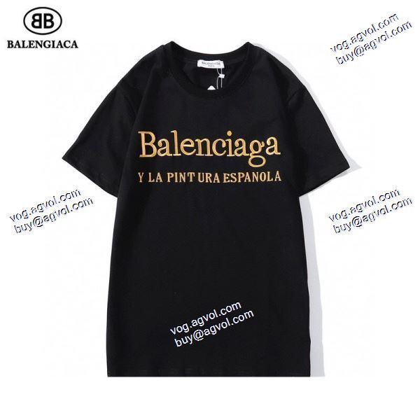 2020秋冬 バレンシアガ 偽物ブランド 2色可選 【激安】 BALENCIAGA 半袖Tシャツ 人気 ランキング