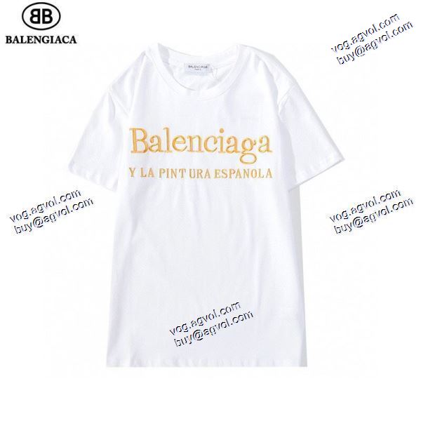 2020秋冬 バレンシアガ 偽物ブランド 2色可選 【激安】 BALENCIAGA 半袖Tシャツ 人気 ランキング