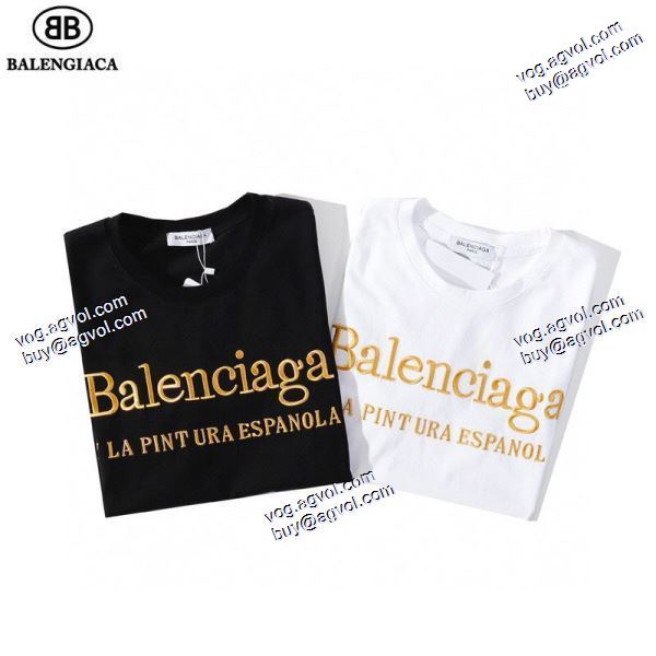 2020秋冬 バレンシアガ 偽物ブランド 2色可選 【激安】 BALENCIAGA 半袖Tシャツ 人気 ランキング