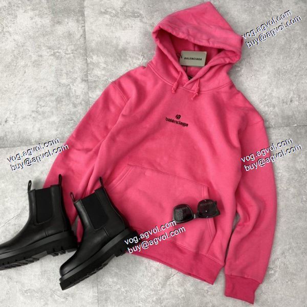 2020秋冬 バレンシアガ BALENCIAGA 首胸ロゴ パーカー バレンシアガスーパーコピー