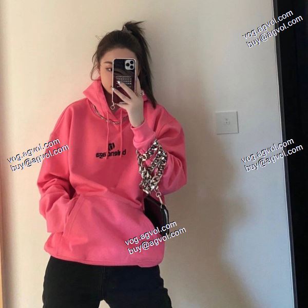 2020秋冬 バレンシアガ BALENCIAGA 首胸ロゴ パーカー バレンシアガスーパーコピー