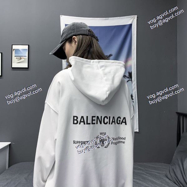 2020秋冬 スタイルアップ効果 バレンシアガ BALENCIAGA 2色可選 パーカー BALENCIAGAブランド コピー
