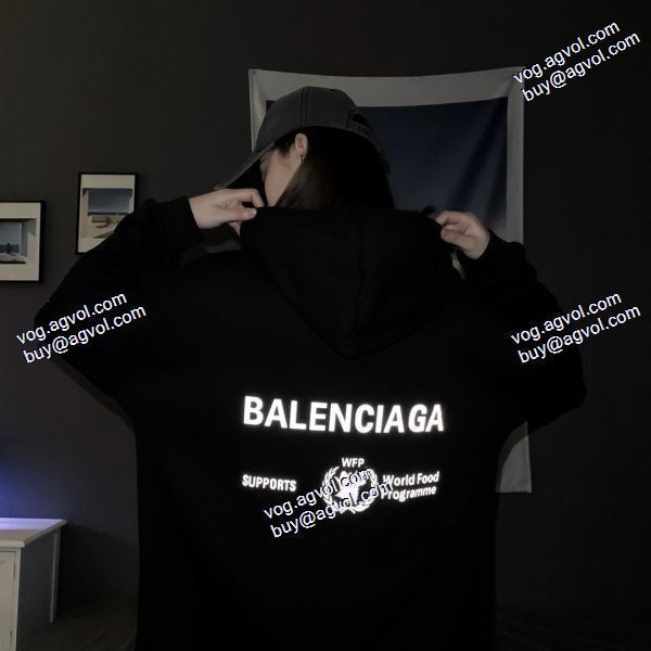 2020秋冬 スタイルアップ効果 バレンシアガ BALENCIAGA 2色可選 パーカー BALENCIAGAブランド コピー