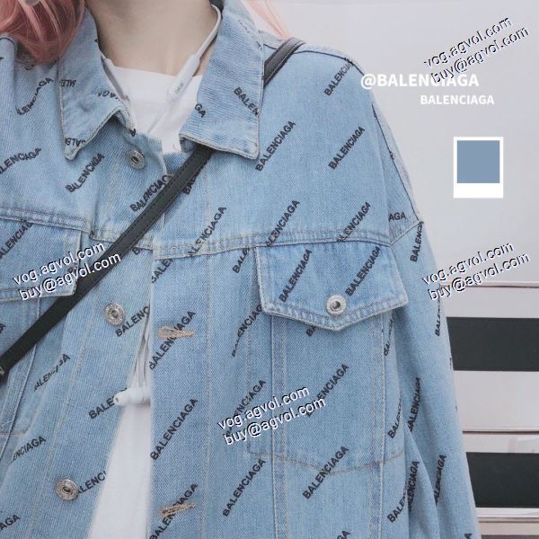 大注目！バレンシアガ BALENCIAGA 2020秋冬 デニムジャケット バレンシアガブランド 偽物 通販