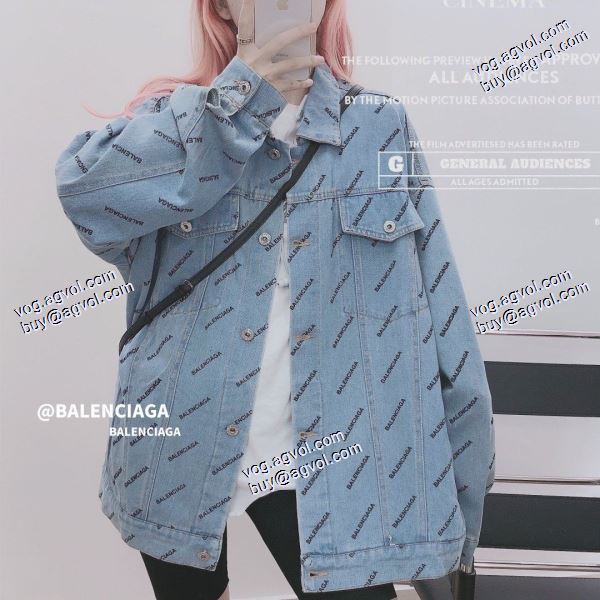 大注目！バレンシアガ BALENCIAGA 2020秋冬 デニムジャケット バレンシアガブランド 偽物 通販