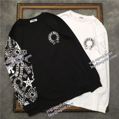  豊富なサイズ 2020AW 長袖 /ロンT 柔らかい手触り 2色可選 CHROME HEARTSブランド 偽物 通販