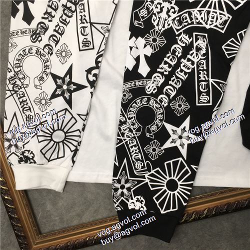  豊富なサイズ 2020AW 長袖 /ロンT 柔らかい手触り 2色可選 CHROME HEARTSブランド 偽物 通販