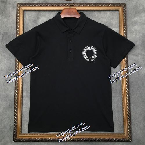  ネックライン 3色可選 2020AW 人気新品★超特価★ クロムハーツコピー 半袖Tシャツ 
