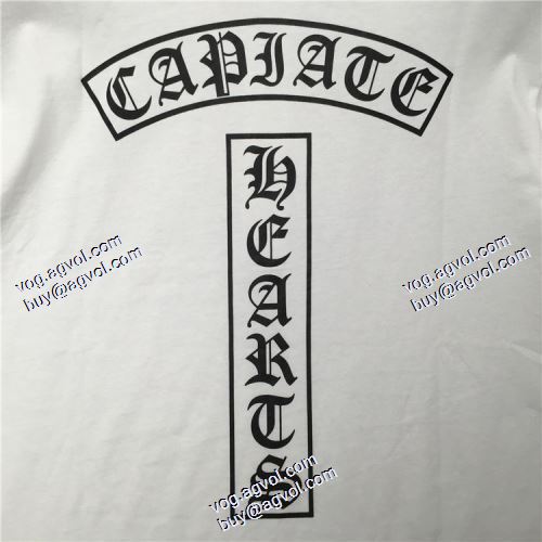  ネックライン 3色可選 2020AW 人気新品★超特価★ クロムハーツコピー 半袖Tシャツ 