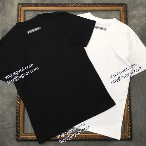  カッコいい印象を付ける 2色可選 2020AW 半袖Tシャツ ファション性の高い CHROME HEARTS偽物ブランド