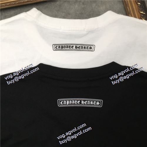  カッコいい印象を付ける 2色可選 2020AW 半袖Tシャツ ファション性の高い CHROME HEARTS偽物ブランド