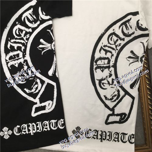  今買い◎得 2色可選 2020AW 半袖Tシャツ クロムハーツブランドコピー デザイン性の高い 