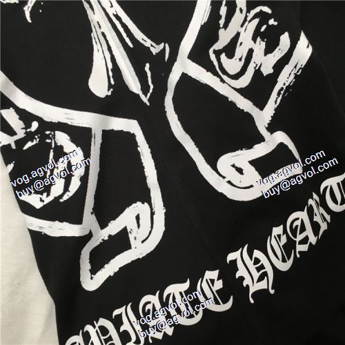  今買い◎得 2色可選 2020AW 半袖Tシャツ クロムハーツブランドコピー デザイン性の高い 