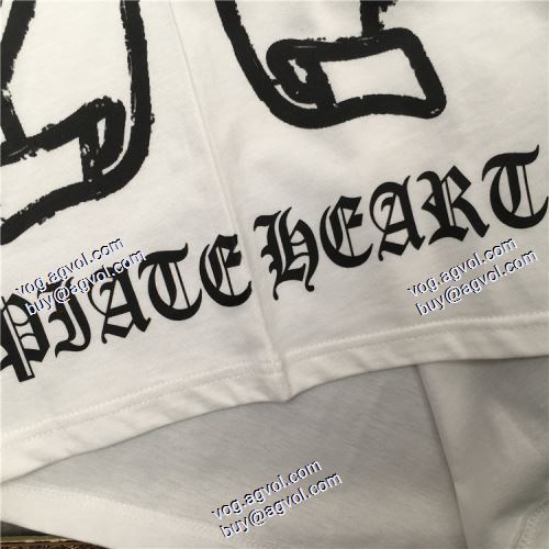  今買い◎得 2色可選 2020AW 半袖Tシャツ クロムハーツブランドコピー デザイン性の高い 