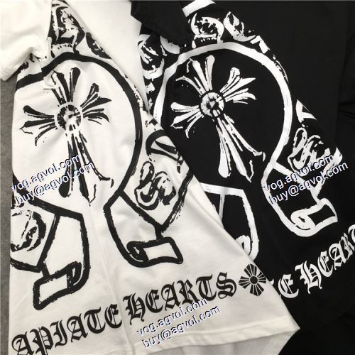  今買い◎得 2色可選 2020AW 半袖Tシャツ クロムハーツブランドコピー デザイン性の高い 