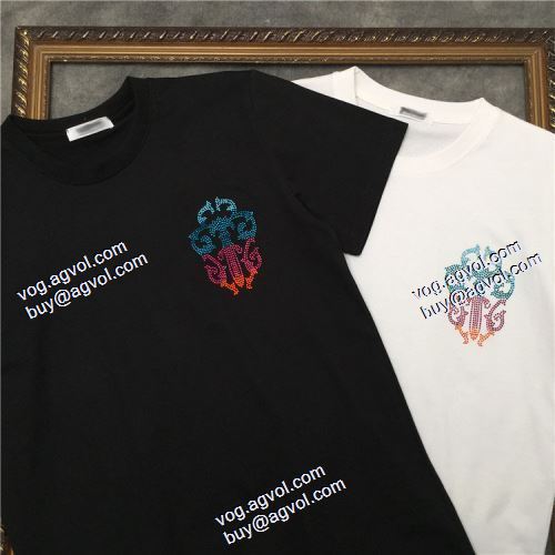  ドライ 2色可選 2020AW CHROME HEARTS偽物ブランド 半袖Tシャツ 数に限りがある  