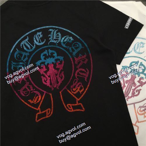  ドライ 2色可選 2020AW CHROME HEARTS偽物ブランド 半袖Tシャツ 数に限りがある  