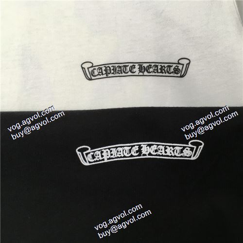  大絶賛の履き心地! 快適 2色可選 2020AW 半袖Tシャツ CHROME HEARTSスーパーコピー 激安 