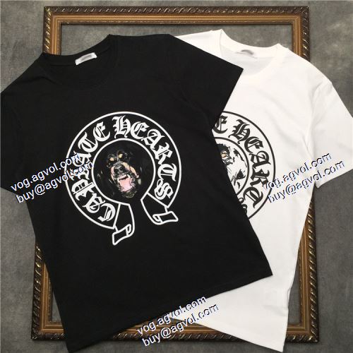  細身のシルエット クロムハーツブランド 偽物 通販 2020AW 半袖Tシャツ  2色可選 セール中  