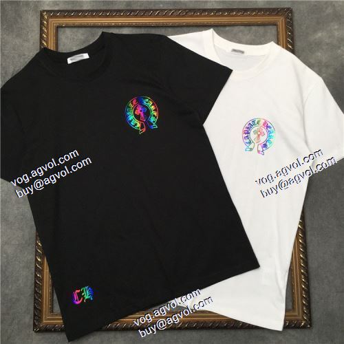  縦には伸びにくい 2色可選 2020AW CHROME HEARTSブランドコピー 半袖Tシャツ 綺麗に決まるフォルム！