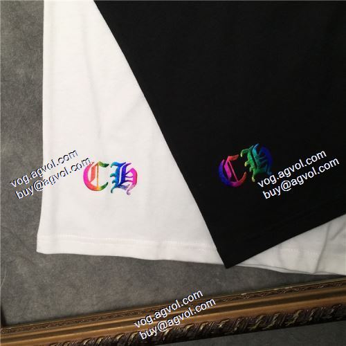  縦には伸びにくい 2色可選 2020AW CHROME HEARTSブランドコピー 半袖Tシャツ 綺麗に決まるフォルム！