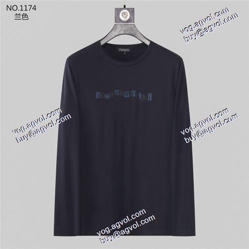  ARMANI偽物 3色可選  長袖 /ロングTシャツ   高品質 人気  2020AW 長く愛用できる アルマーニコピー