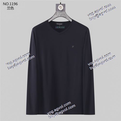 先行販売 3色可選  人気販売中  2020AW アルマーニコピー代引 長袖 /ロングTシャツARMANI偽物  